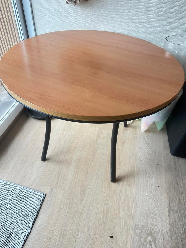 Tafel rond diam 1 meter, Ophalen, Gebruikt, Rond