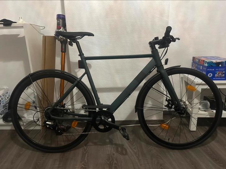Snelle stadsfiets Speed 900 groen Decathlon, Fietsen en Brommers, Fietsen | Heren | Sportfietsen en Toerfietsen, Zo goed als nieuw