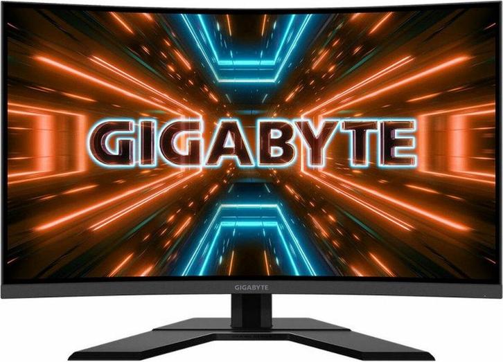 Gigabyte G32QC, Informatique & Logiciels, Moniteurs, Comme neuf, 151 à 200 Hz, DisplayPort, HDMI, USB-C, Gaming, Connexion casque