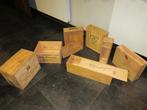 Diverse houten kisten houten kist wijnkist verpakking wijn, Huis en Inrichting, Ophalen