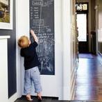 Vinyl schoolbord muursticker met krijtjes, Ophalen of Verzenden, Mobiel, Nieuw, Krijtbord