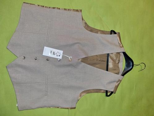 Jules NEW mouwloos beige kostuumgilet, Kleding | Heren, Kostuums en vesten, Nieuw, Beige, Ophalen of Verzenden