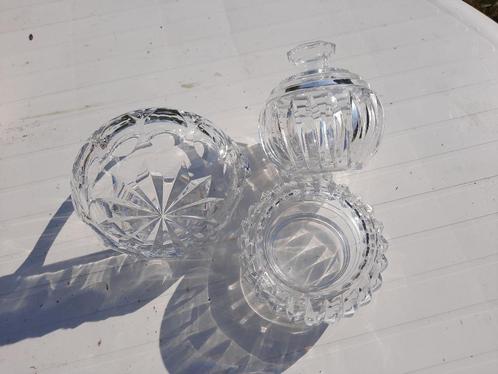 Cristal pot panier bouteille . ., Antiek en Kunst, Antiek | Glaswerk en Kristal, Ophalen