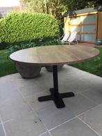 Ronde eettafel, Huis en Inrichting, Tafels | Eettafels, Ophalen, Zo goed als nieuw, Vier personen, Rond