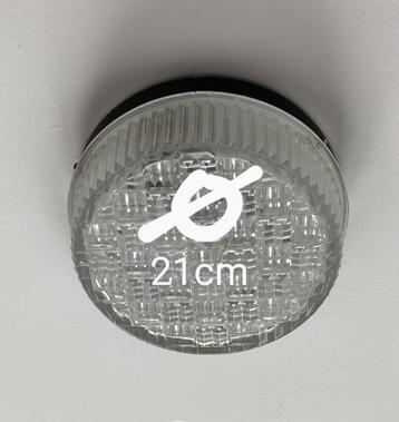 Vintage plafond glas in bubbel verlichting  beschikbaar voor biedingen