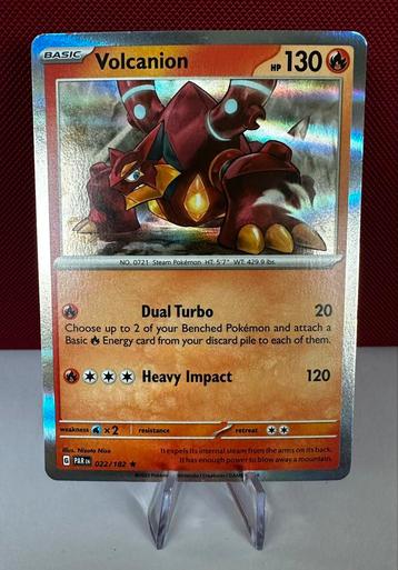 Volcanion holo - 022/182 - pokemon beschikbaar voor biedingen