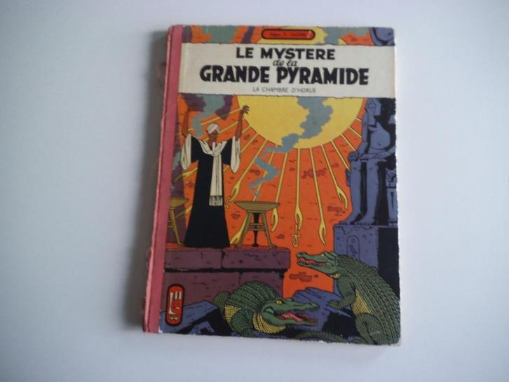 Blake en Mortimer Le Mystere de la grande pyramide 1959, Boeken, Stripverhalen, Gelezen, Eén stripboek, Ophalen of Verzenden