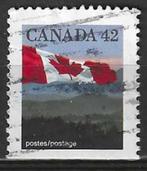 Canada 1991 - Yvert 1222a - Nationale Canadese vlag (ST), Timbres & Monnaies, Timbres | Amérique, Affranchi, Envoi