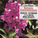 CD Virtuose Flotenconcerte Vivaldi Teleman Bach Mercadante, Cd's en Dvd's, Ophalen of Verzenden