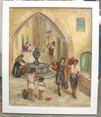 Juliette EMERY-MOENS, bij de fontein, Ophalen of Verzenden