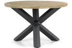 Lifestyle Rockville dining tuintafel rond 120cm, Tuin en Terras, Ophalen, Nieuw, Rond, Teakhout