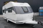 Nieuwe 4pers.Hobby met rondzit, frans bed, Caravans en Kamperen, Rondzit, Hobby, Koelkast, Frans bed
