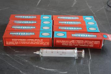 Boîte seringues vintage 20cc – Super Eva Glass, Italie, Enlèvement ou Envoi, Neuf