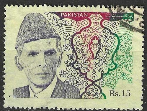 Pakistan 1989 - Yvert 859 - Mohammed Ali Jinnah (ST), Postzegels en Munten, Postzegels | Azië, Gestempeld, Verzenden