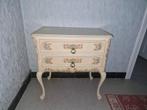 Franse Provinciale witte gecraqueleerde ladekast hout, Huis en Inrichting, Ophalen, Gebruikt, Hout