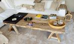 Table de salon en chêne massif, Huis en Inrichting, Tafels | Salontafels, Ophalen, Gebruikt, Eikenhout, 50 tot 100 cm