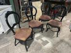 4 chaises d’inspiration Louis XV de bonne facture, Huis en Inrichting, Stoelen, Ophalen, Gebruikt, Vier, Louis XV