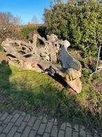 Bank volledig uitgesneden uit een boomstam, Enlèvement, Neuf, Bois