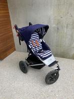 Kinderwagen Mountainbuggy blauw-wit, Overige merken, Regenhoes, Gebruikt, Ophalen