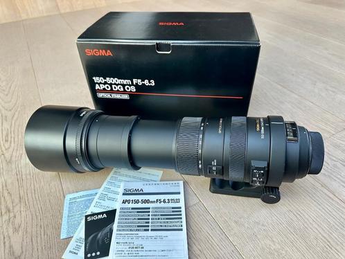 SIGMA 150-500 telelens van Nikon - Bijna nooit gebruikt!, Audio, Tv en Foto, Foto | Lenzen en Objectieven, Nieuw, Telelens, Zoom