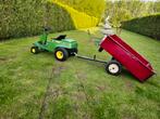 John Deere tractor + aanhangwagen met kiepfunctie, Tuin en Terras, Zitmaaiers, Ophalen