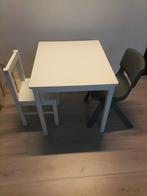 Kindertafel en 2 stoeltjes, Kinderen en Baby's, Kinderkamer | Tafels en Stoelen, Ophalen, Gebruikt, Tafel(s) en Stoel(en)