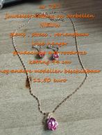 737. Juweelset : ketting en oorbellen , NIEUW , @LAATSTE STU, Handtassen en Accessoires, Kettingen, Overige materialen, Verzenden