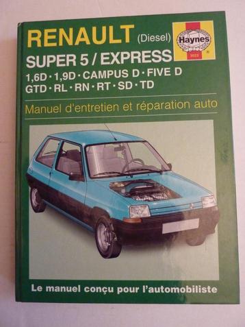 MANUEL TECHNIQUE AUTO RENAULT 5/EXPRESS beschikbaar voor biedingen