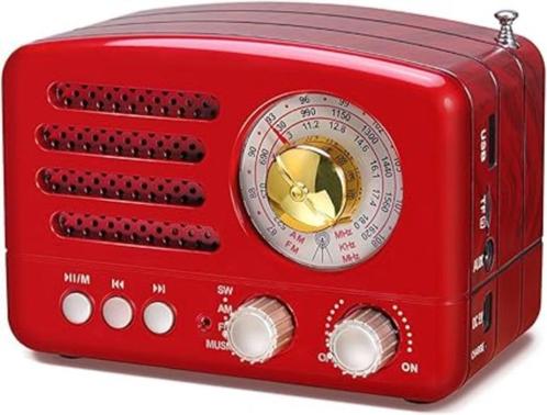 PRUNUS Kleine draagbare Retro Radio SNELLE GRATIS LEVERING, Audio, Tv en Foto, Radio's, Nieuw, Radio, Verzenden