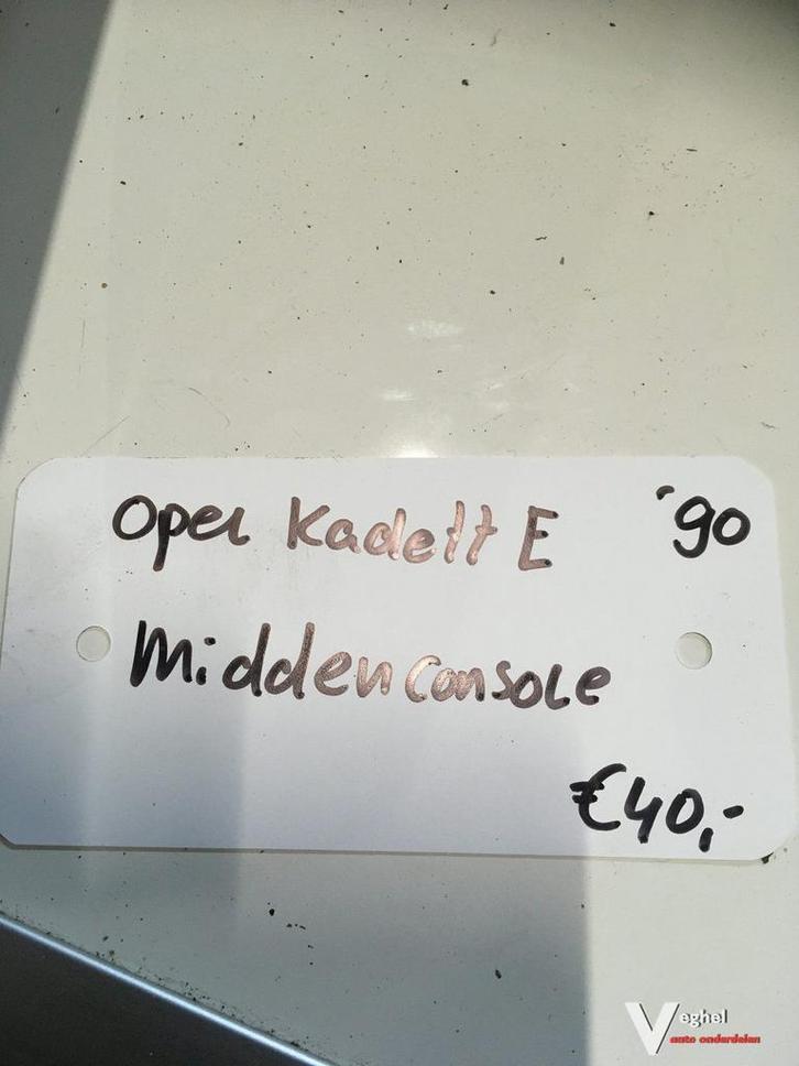 Opel Kadett E Cabrio 1990 Middenconsole, Auto-onderdelen, Interieur en Bekleding, Gebruikt, Ophalen of Verzenden