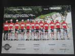 wielerkaart 1984 team ariostea benotto   paul wellens, Verzenden, Gebruikt