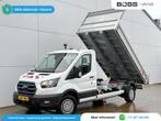 Ford E-Transit 75kWh Kipper Elektrisch 75kWh 334KM WLTP Snel, Auto's, Bestelwagens en Lichte vracht, Gebruikt, Wit, 184 pk, 75 kWh