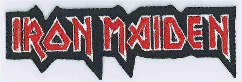Iron Maiden stoffen opstrijk patch embleem #1, Verzamelen, Muziek, Artiesten en Beroemdheden, Nieuw, Kleding, Verzenden