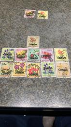 Bloemen met CONGO opschrift, Postzegels en Munten, Ophalen of Verzenden