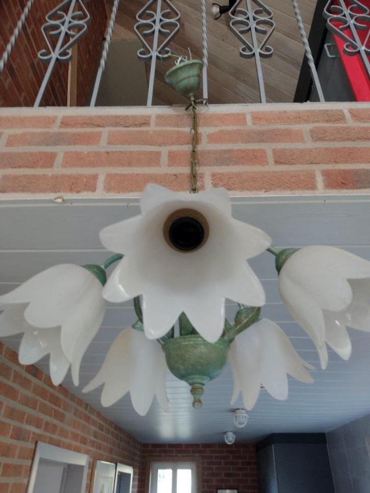 Kroonluchter, Huis en Inrichting, Lampen | Kroonluchters, Gebruikt, Metaal, Ophalen