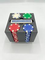 Pokerset met speelkaarten en pokerchips -- Draaibaar op voet, Hobby en Vrije tijd, Nieuw, Ophalen of Verzenden, Drie of vier spelers