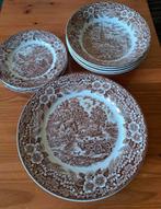J.Broadhurst Ironstone Staffordshire-platen, Ophalen, Gebruikt, Bord(en)