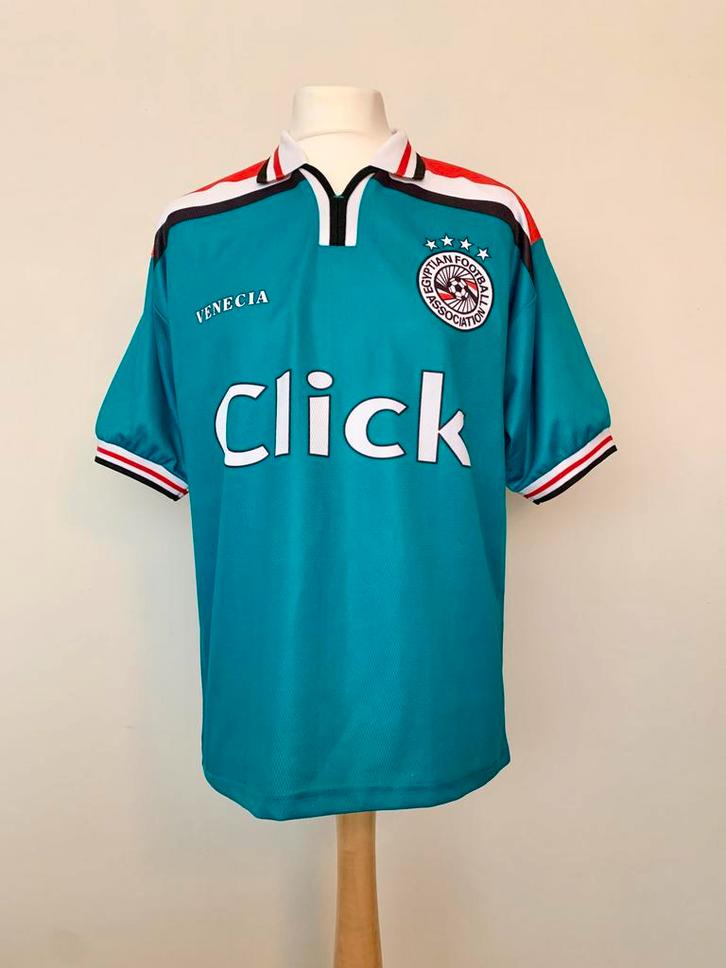 Egypt 1998 Training Venecia World Cup vintage football shirt, Sport en Fitness, Voetbal, Gebruikt, Shirt, Maat L, Ophalen of Verzenden