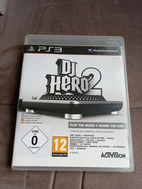 PS3 DJ Hero 2, Games en Spelcomputers, Games | Sony PlayStation 3, Gebruikt, Muziek, 3 spelers of meer, Vanaf 12 jaar, Eén computer