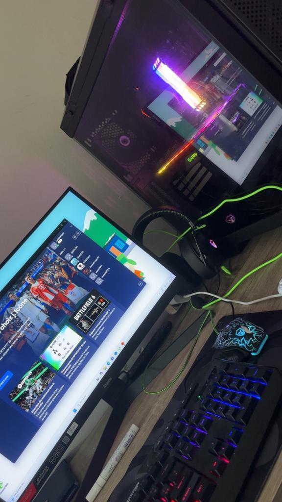 Setup pc gamer ryzen 5 32G ram RX5700XT, Computers en Software, Desktop Pc's, Zo goed als nieuw, 3 tot 4 Ghz, HDD, SSD, Met videokaart