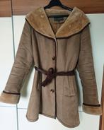 Faur fur lammy jas, Ophalen of Verzenden, Gedragen, Maat 42/44 (L), Bruin