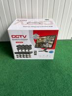 Nieuwe CCTV camerabeveiliging set van 4 of 8 camera’s, Nieuw, Ophalen of Verzenden