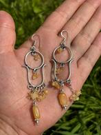 Boucles d'oreilles boho jaunes en aventurine, Bijoux, Sacs & Beauté, Boucles d'oreilles, Neuf, Pendantes, Jaune, Enlèvement ou Envoi