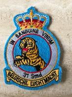 Patch BELGISCHE LUCHTMACHT -  31SMD (nr3506), Verzamelen, Embleem of Badge, Luchtmacht, Ophalen of Verzenden