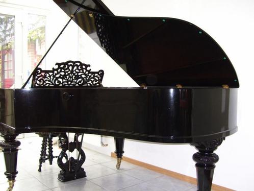 Vleugelpiano, Muziek en Instrumenten, Piano's, Gebruikt, Vleugel, Zwart, Ophalen