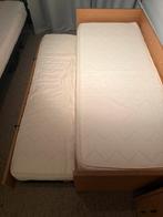 Uittrekbaar bed incl. twee matrassen 200 x 80cm, Comme neuf, Enlèvement, Tijdloos, Bois