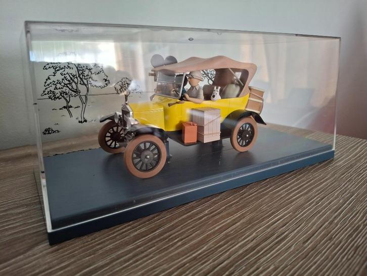 TinTin – Kuifje 1:24 n71 – T Ford (geel) – Nieuwstaat, Verzamelen, Automerken, Motoren en Formule 1, Nieuw, Auto's, Ophalen of Verzenden