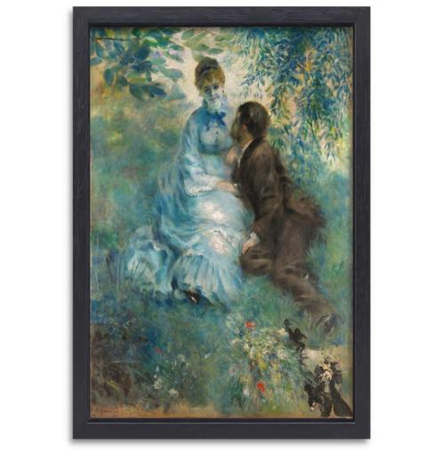 In the Summer - Pierre-Auguste Renoir canvas + baklijst 60x9, Huis en Inrichting, Woonaccessoires | Schilderijen, Tekeningen en Foto's