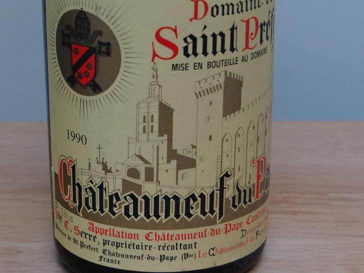 wijn 6 flessen Châteauneuf-du-Pape, Verzamelen, Wijnen, Rode wijn, Ophalen
