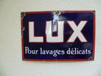 EMAILLE RECLAMEBORDJE"LUX ZEEP"UIT JAREN 20/30, Verzamelen, Ophalen of Verzenden, Gebruikt, Reclamebord